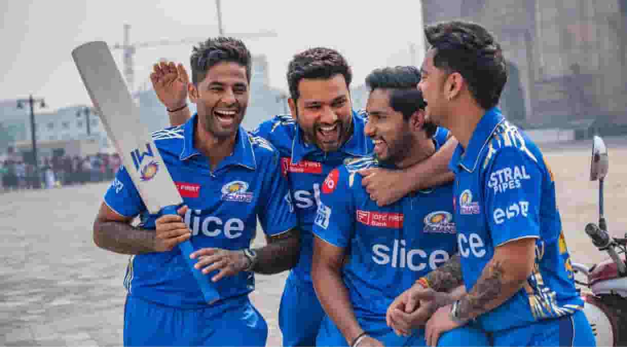 IPL 2023 Mumbai Indians unveil new jersey with essence of City of Dreams.(Photo credit Mumbai Indians)