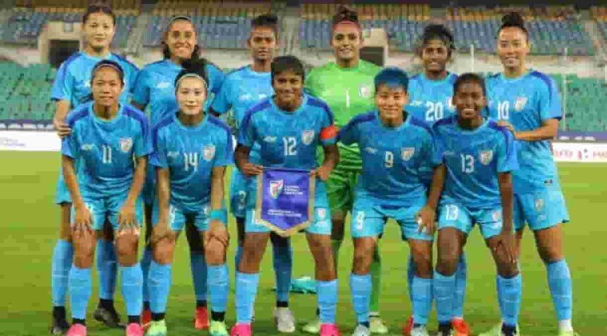 Indian women's football team to play AFC Women's Olympic Qualifiers in Bishkek. (Credit AIFF)