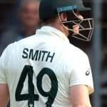 Indore Australia's captain Steve Smith reacts after his dismissal during the first day of third cricket test match between India and Australia in Indore on Wednesday, March 1, 2023.(PhotoRaj KumarIANS)