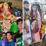 Sachin Tendulkar Visited Temple After Kohli's 75th cetury (Photo Twitter@1sInto2s)