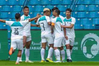 Santosh Trophy Sheen's strike helps Meghalaya continue Cinderella run with last-gasp upset win over Punjab (Ld). (Credit AIFF)