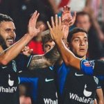 Atletico close gap on Real Madrid in La Liga, while Almeria and Cadiz take big wins.(photo@AtletiTwitter)