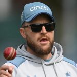 England Test coach Brendon McCullum in trouble