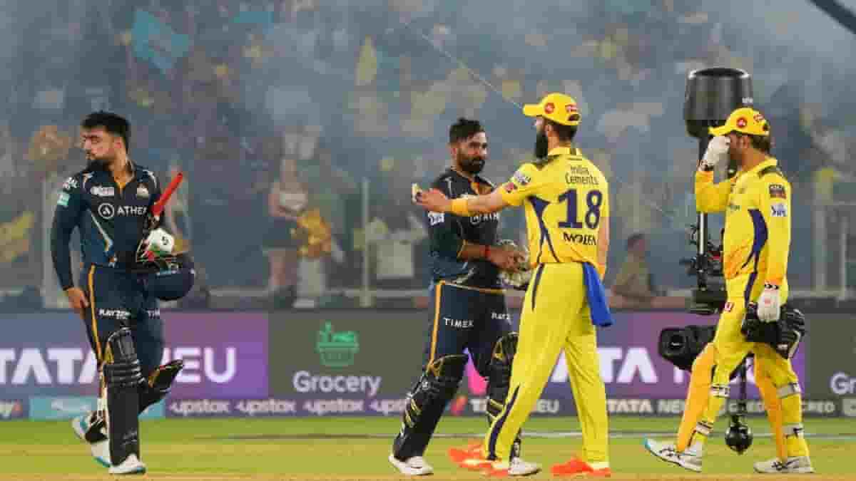 Chennai Super Kings and Gujarat Titans at Narendra Modi Stadium in Ahmedabad on Friday, March 31,