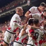 Rayo stun Barca, Atletico Madrid win in La Liga.(photo@RayoVallecanotwitter)