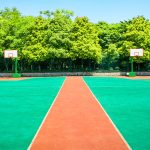 Why are there only five players on a basketball court_