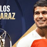 Carlos Alcaraz wins Laureus Breakthrough of the Year award.