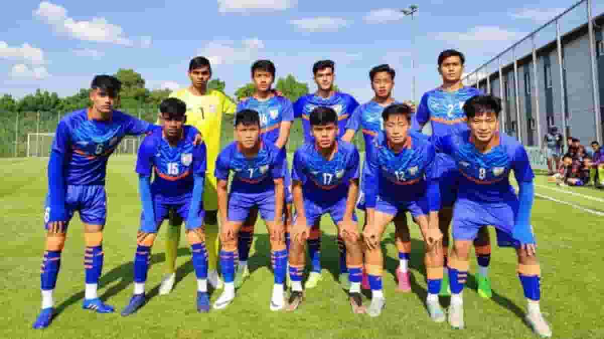 India U-17s men's football team beats FC Augsburg U-17 in Germany