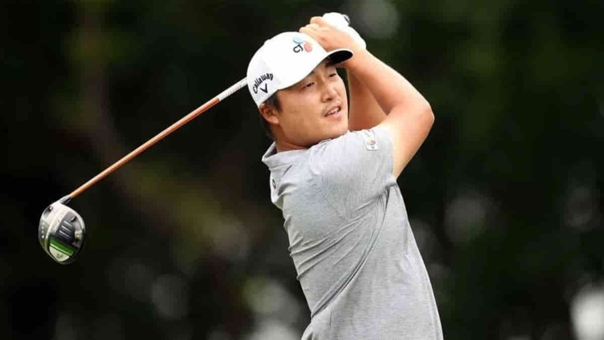 Korea's Lee puts well for tied second place at Wells Fargo Championship.(Photo credit PGA TOUR)