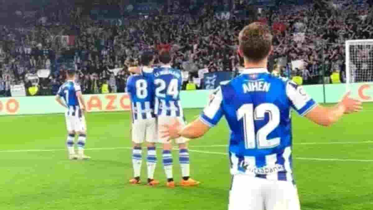 Real Sociedad close in on Top 4 finish, Barca lose in Valladolid.(photo: @RealSociedad)