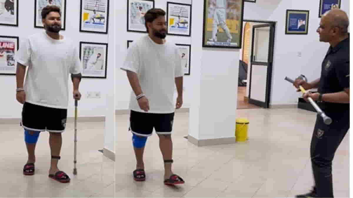 Rishabh Pant walks on his own, declares he is crutches-free in major recovery milestone