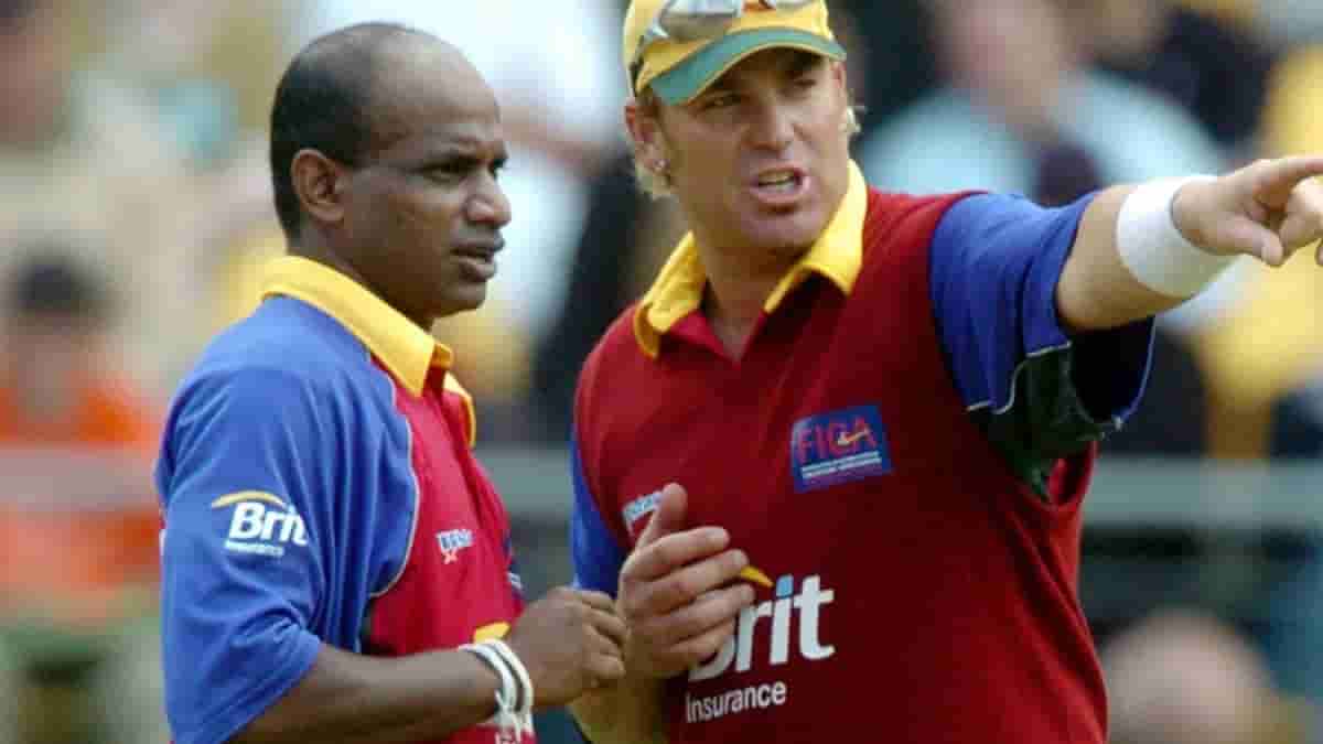 Shane Warne and Sanath Jayasuriya