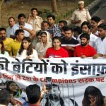 Wrestlers Protest