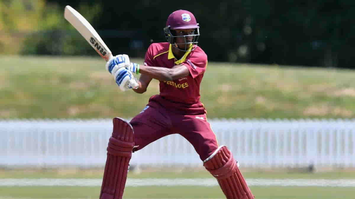 UAE vs WI: Athanaze smashes joint-fastest fifty on ODI debut