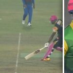 Watch: Russell gets run out in the most bizarre fashion