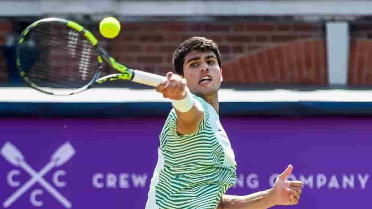 Alcaraz clinches first title on grass at Queen's Club