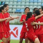 China beats Chinese Taipei in AFC U-20 Women's Asian Cup qualification.(Photo: Xinhua/IANS)
