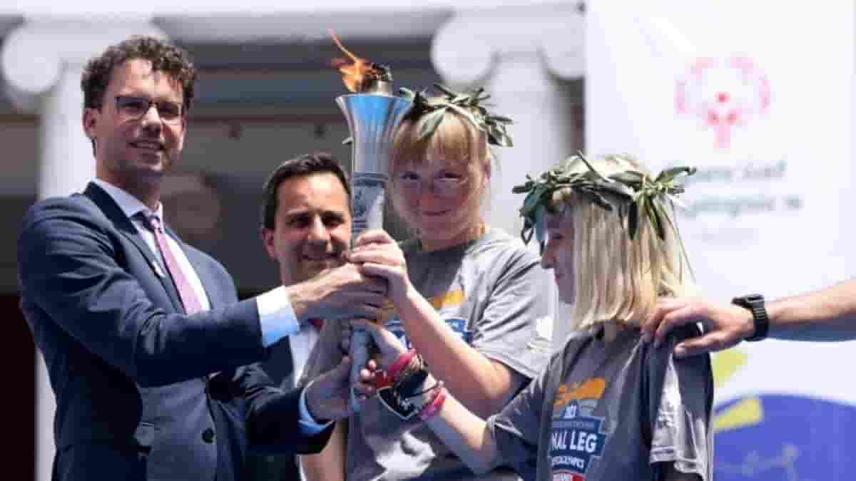 Flame for Berlin 2023 Special Olympics World Games lit in Athens .(Photo credit Special Olympics World Games)