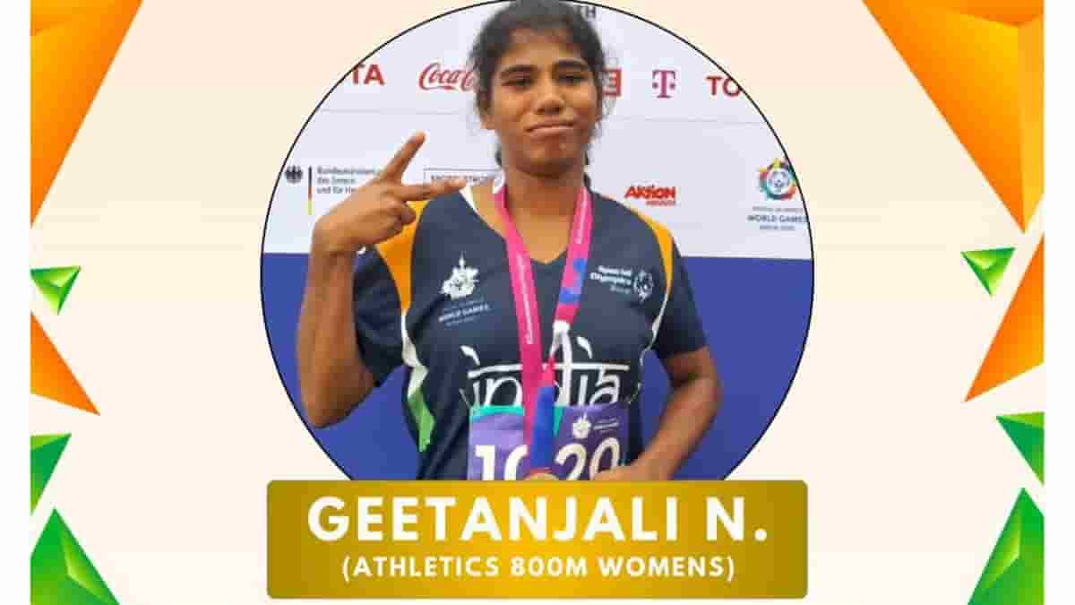 Geetanjali Nagvekar Bags India's 1st Gold Medal at the Special Olympics World Games Introduction