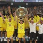 Maccabi Tel Aviv lifts 56th Israel's basketball league title (Photo- Twitter@MaccabiTLVFC)