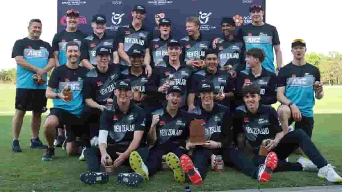 New Zealand clinch ICC U19 Men's Cricket World Cup spot