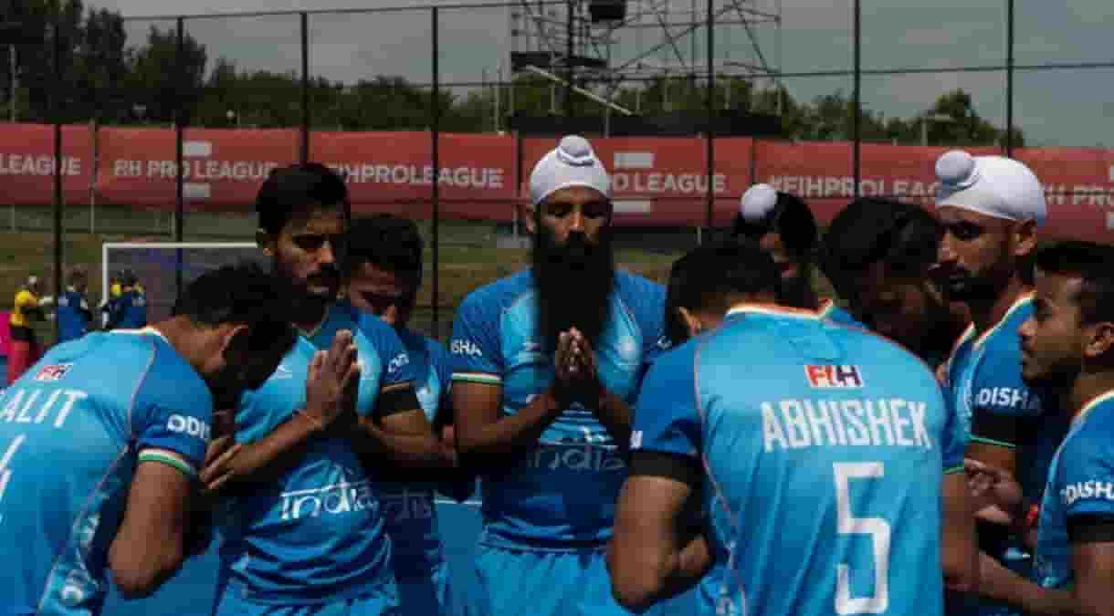 Odisha train tragedy Indian men's hockey team observes a minute silence for victims, prays for injured.