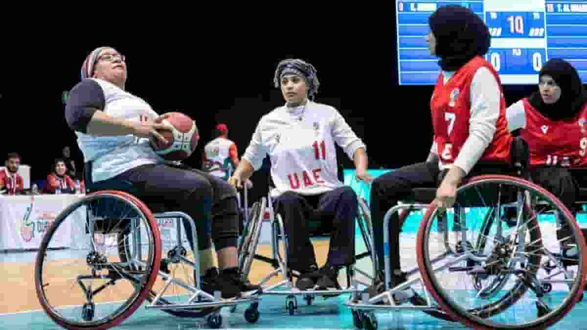 UAE marks its first step in women's wheelchair basketball.