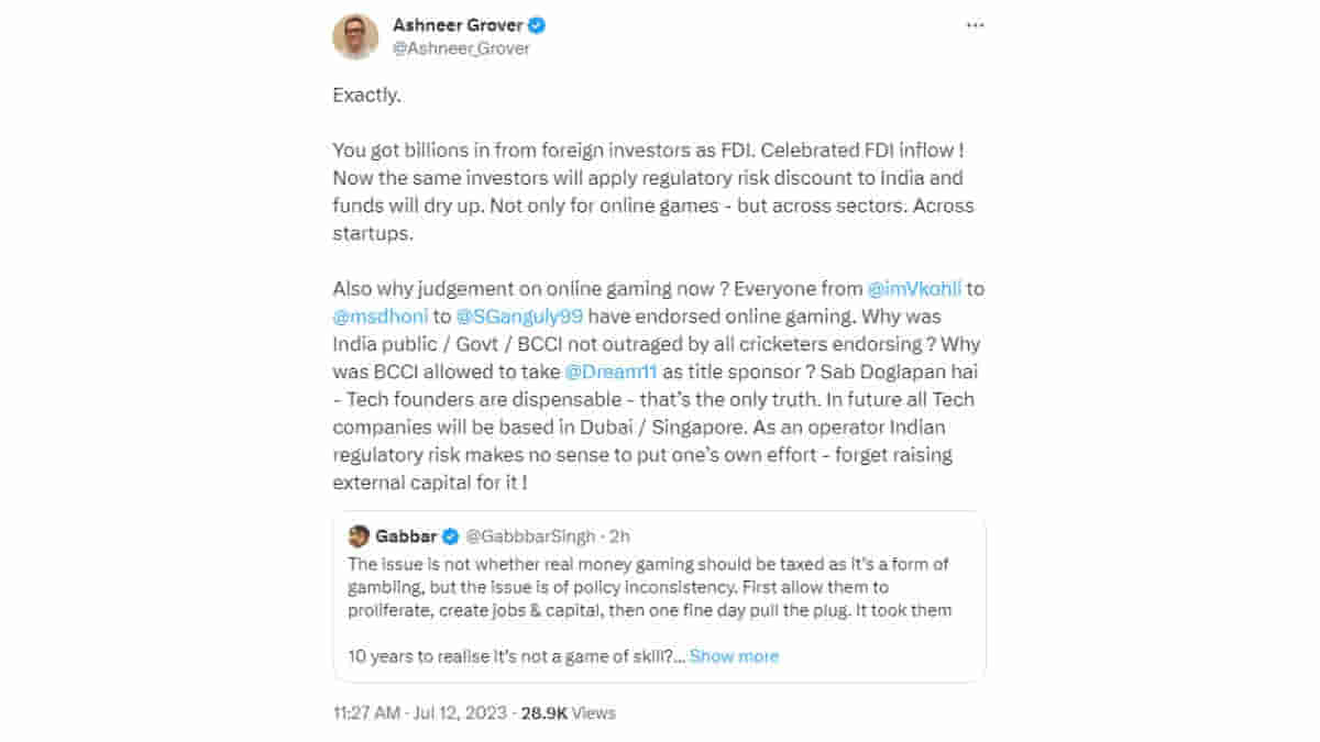28% Tax on Online Gaming: How did the industry react?