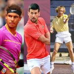 Five successful tennis players