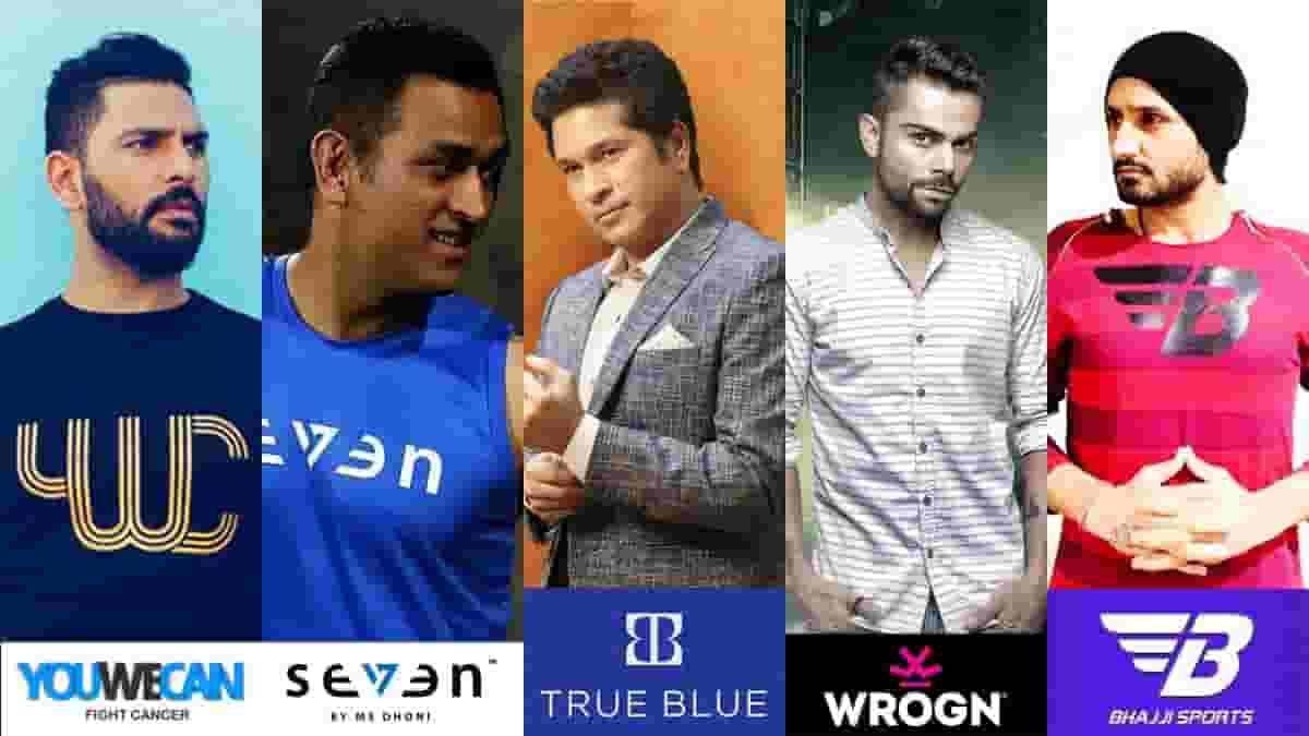 Indian Cricket Players' who have their own brands