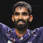 Indian shuttler Kidambi Srikanth in action