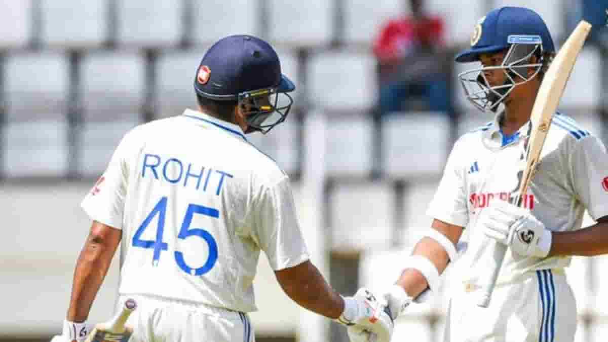 1st Test: Jaiswal, Rohit hit centuries as India dominate West Indies; lead by 162 runs