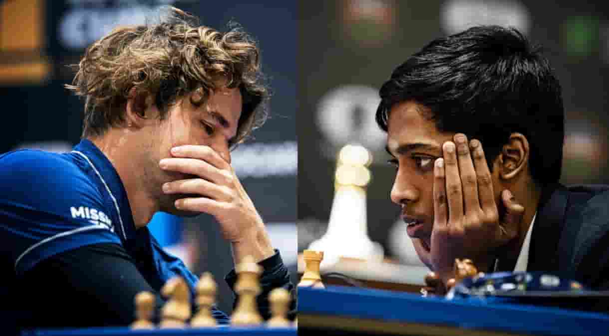 Exciting Draw in Chess World Cup Final: Praggnanandhaa and Carlsen Battle in Game 1