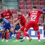 Hapoel Beer Sheva and Levski Sofia played out a draw in UEFA Conference League qualifiers, third round leg one on Thursday night. Photo credit UEFA