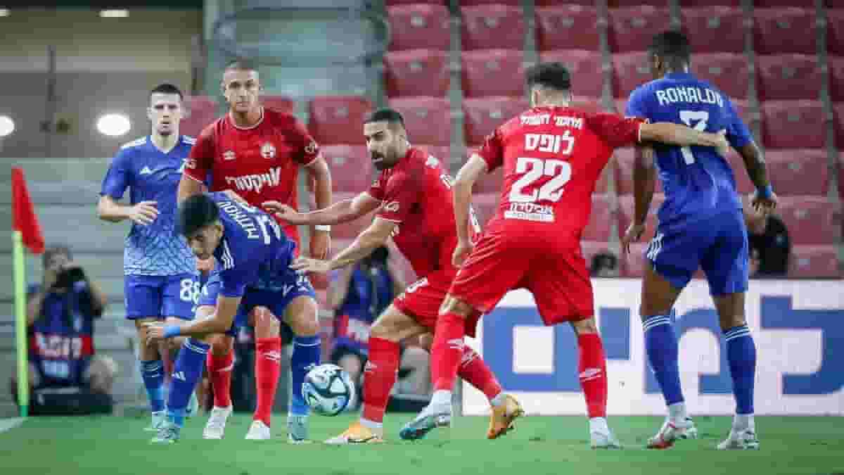 Hapoel Beer Sheva and Levski Sofia played out a draw in UEFA Conference League qualifiers, third round leg one on Thursday night. Photo credit UEFA