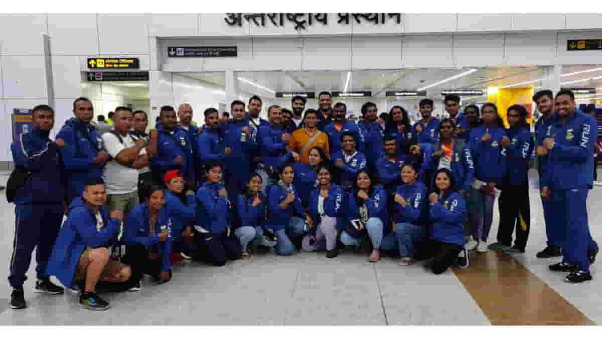 43-member strong Indian contingent departs for World Armwrestling Championships