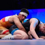 India's Priya Malik defeated Laura Celine Kuehn of Germany 6-0 in final to win the women's 76kg gold in U20 World Championship in Amman, Jordan. Photo credit: UWW Twitter