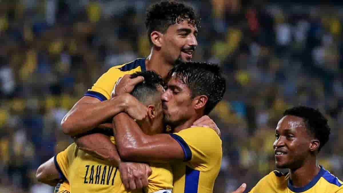 Maccabi Tel Aviv defeated AEK Larnaca in the third qualifying round second leg in UEFA Conference League on Thursday evening. Photo credit: Maccabi Tel Aviv Twitter