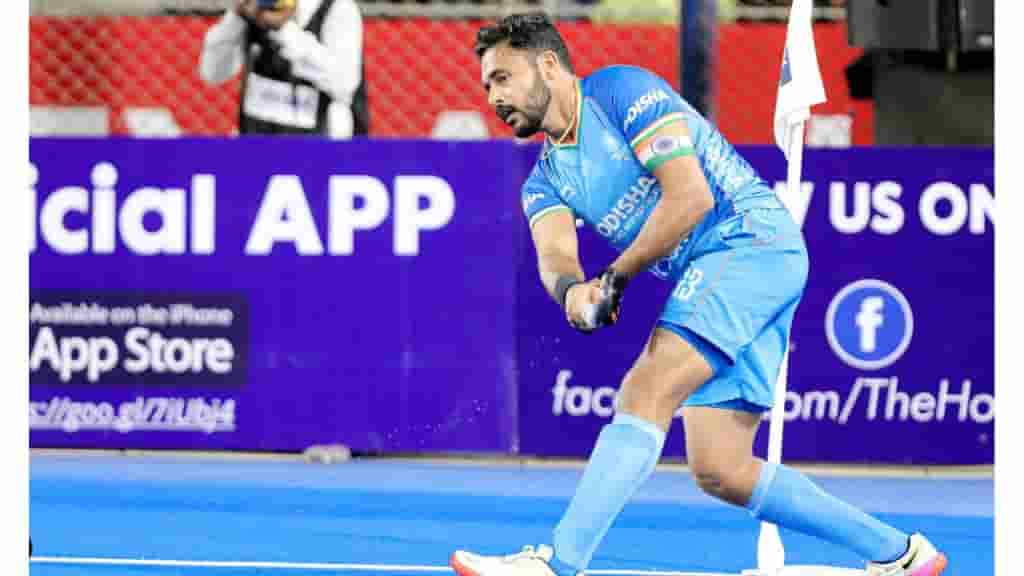 Harmanpreet Singh, captain of the Indian Men's Hockey Team, calls the