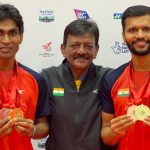 Pramod Bhagat and Sukant Kadam win gold in men’s doubles at the Four Nations Para-Badminton International