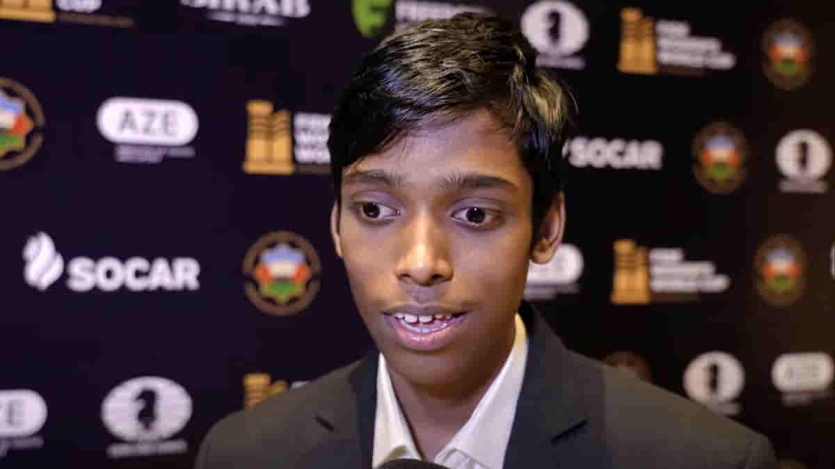AICF Chief Sanjay Kapoor boosts Praggnanandhaa's spirits ahead of FIDE World Cup Final