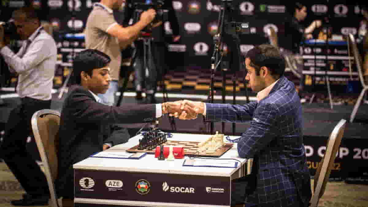 Praggnanandhaa Becomes First Indian After Anand to Reach Chess World Cup Semifinals