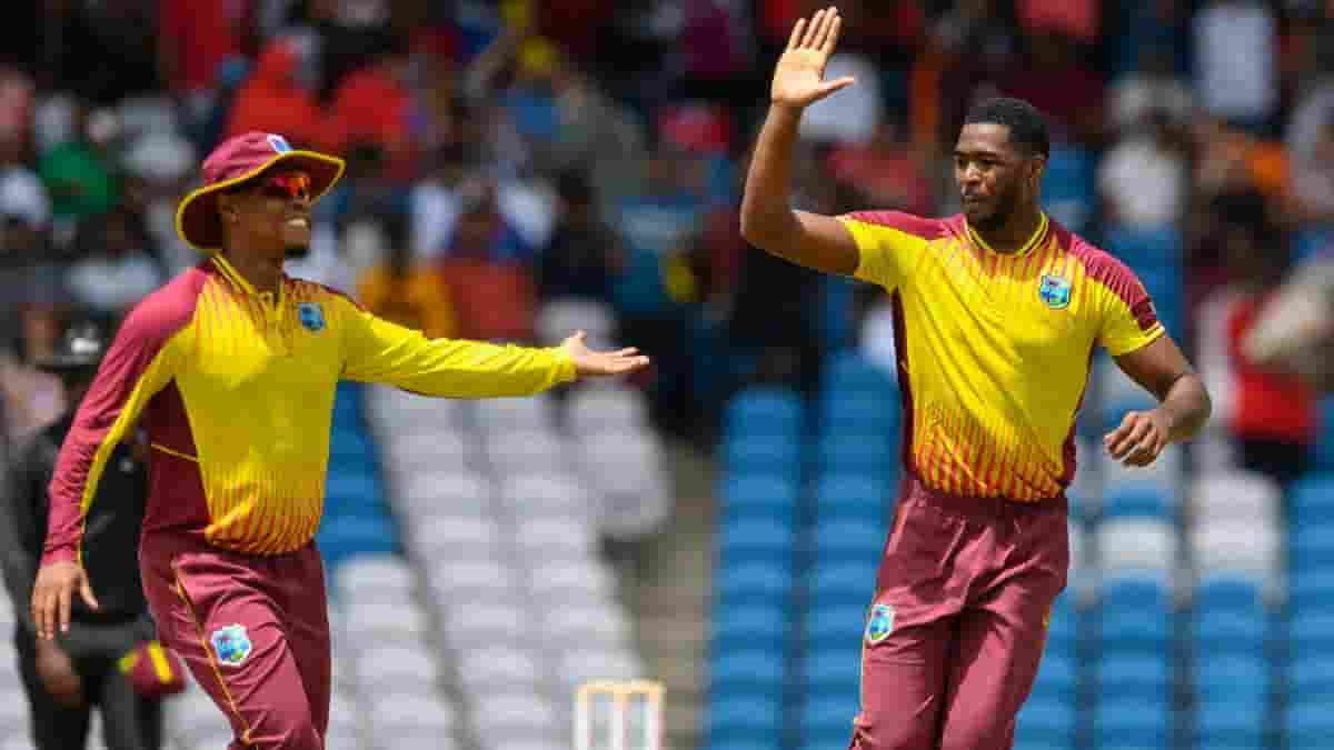Shai Hope and Oshane Thomas have been recalled as West Indies name squad for five-match T20I series against India to be held in the Caribbean and Florida, USA. Photo credit Windies Cricket Twitter