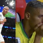 Why was Richarlison crying while being on the bench?