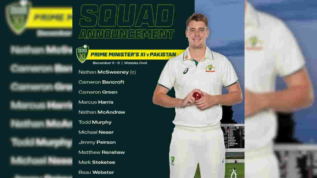 PM's XI Fixture Against Pakistan to Showcase Australia's Test Hopefuls