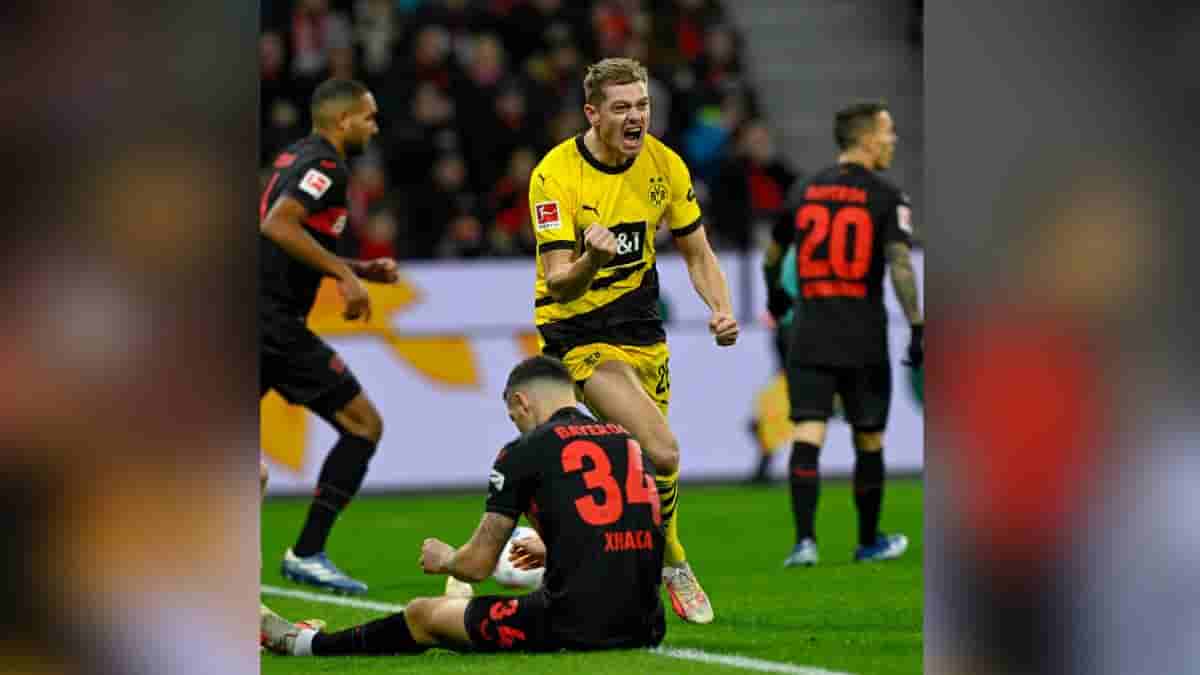 Late Equalizer by Boniface Salvages a Point for Leverkusen Against Dortmund