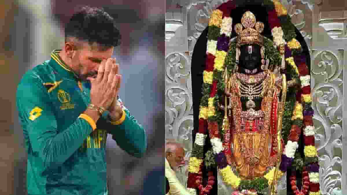 South African Cricketer Maharaj Wishes "Jai Shri Ram" for Ayodhya's Ram Mandir Inauguration