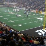 Could arena football be played on an ice rink?