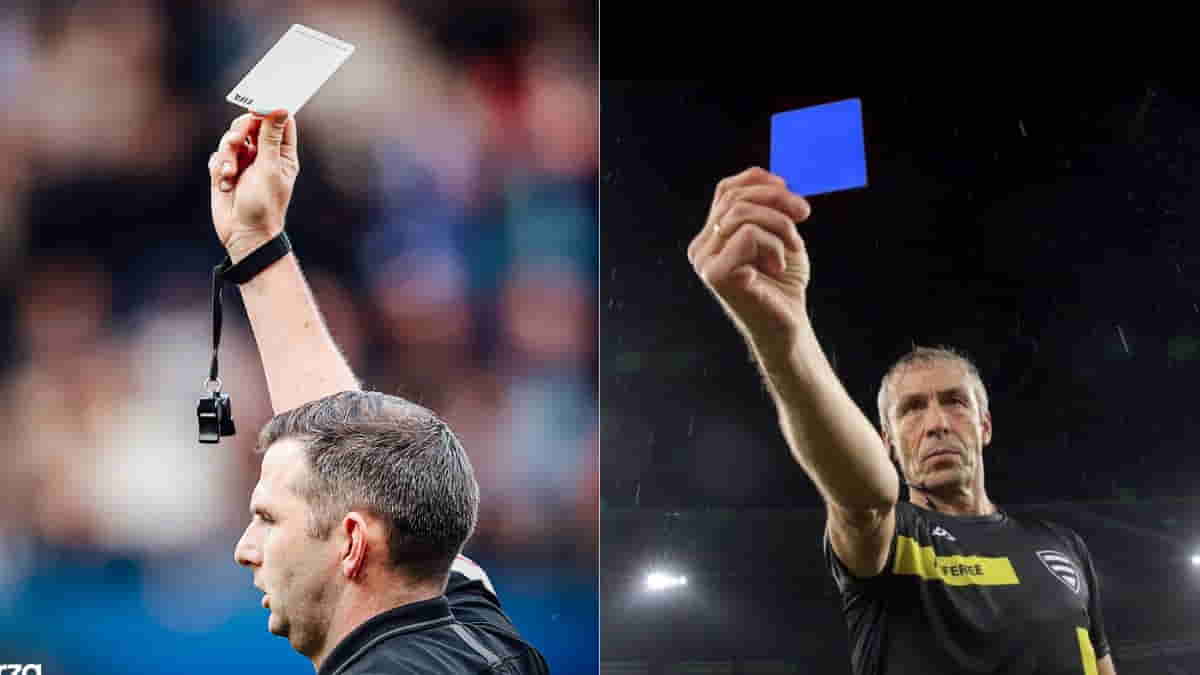 What are the different cards in football and their uses?