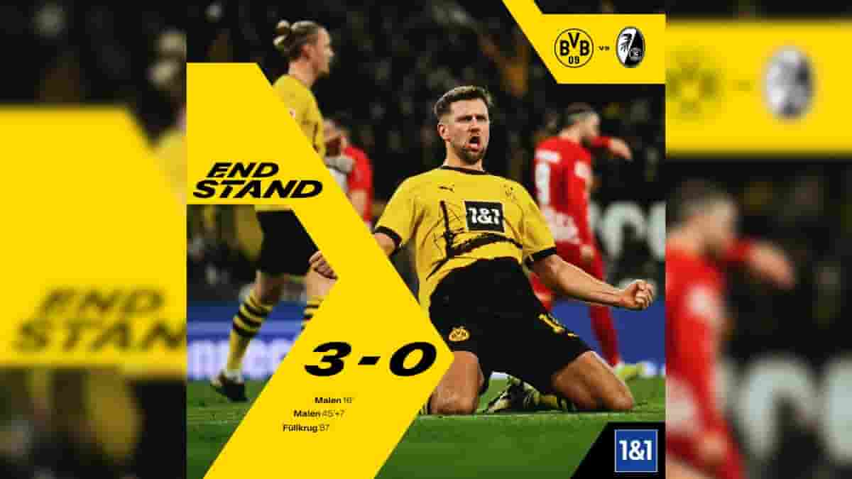 Borussia Dortmund Closes Gap on Third-Placed Stuttgart with Dominant Win